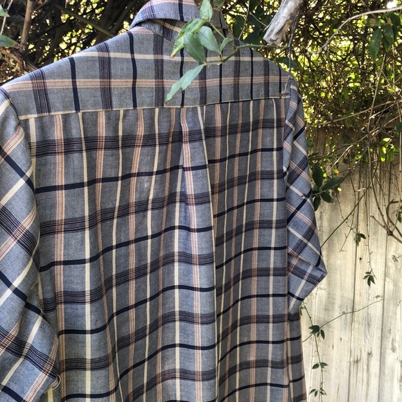 VTG men’s cross-striped shirt - Picture 5 of 5